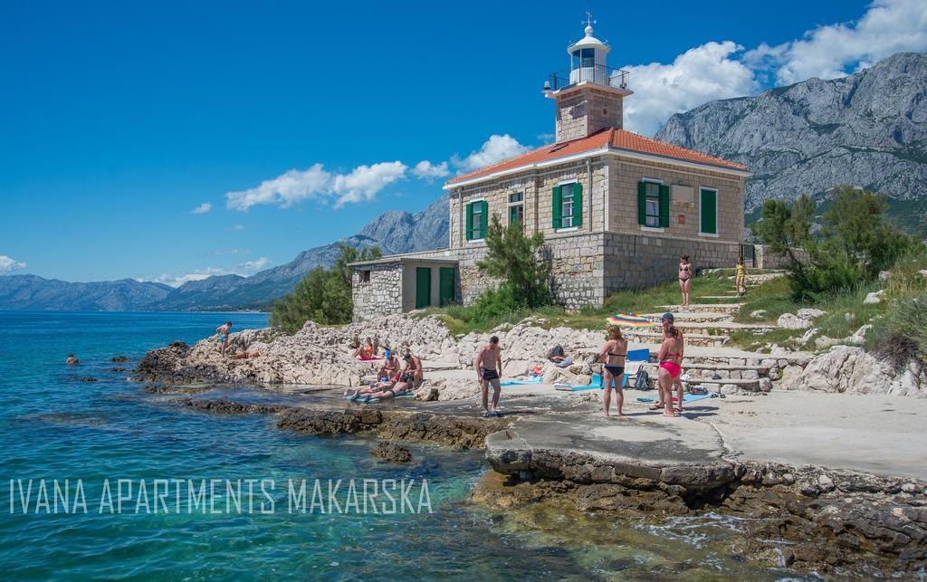 Ivana Apartments Makarska Bagian luar foto
